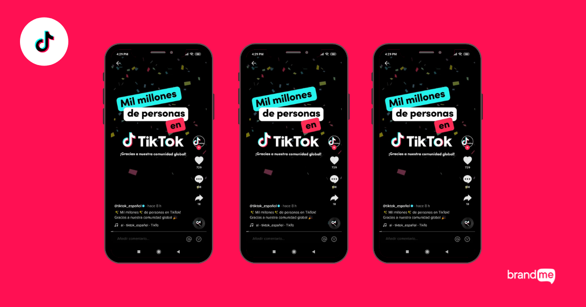 TikTok alcanzó los mil millones de usuarios mensuales